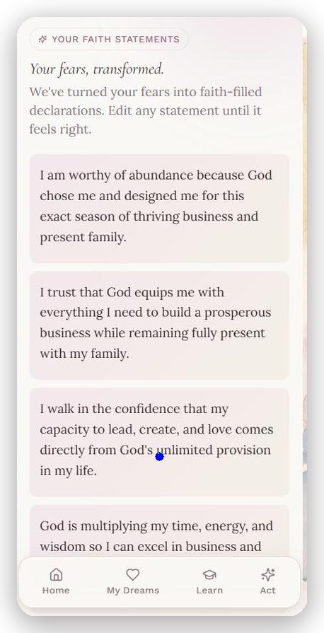 Ask & Receive Daily — faith-filled affirmations